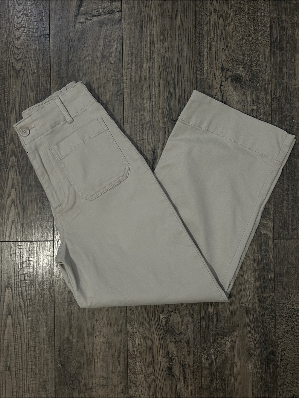 Light Gray High-Rise Wide Leg Trousers Size 4 Bagatelle Office Business EUC